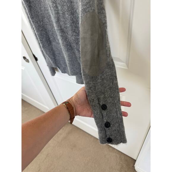 Rag & Bone Bea Alpaca Suede Knit Luxury Pullover Sweater Gray Small - Picture 4 of 7